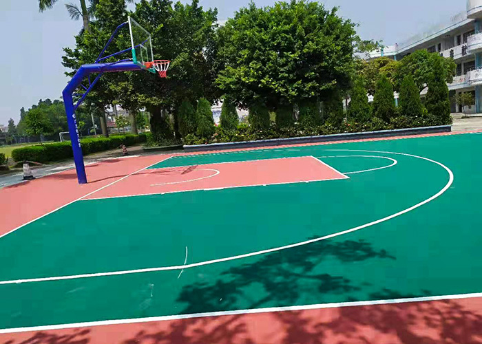 埋地籃球架的安裝